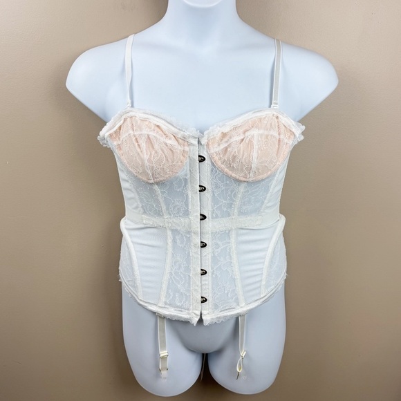 Topmelon Lace Up Back Corset Tummy Control Lingerie Size L - Picture 1 of 8